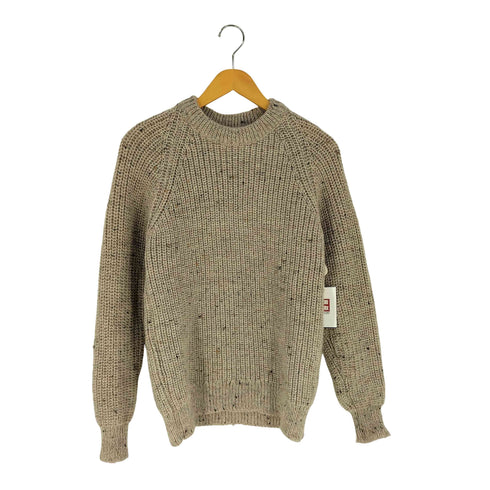 アランクラフト aran crafts 90s アイルランド製 ネップ ローゲージニット メンズ import:S