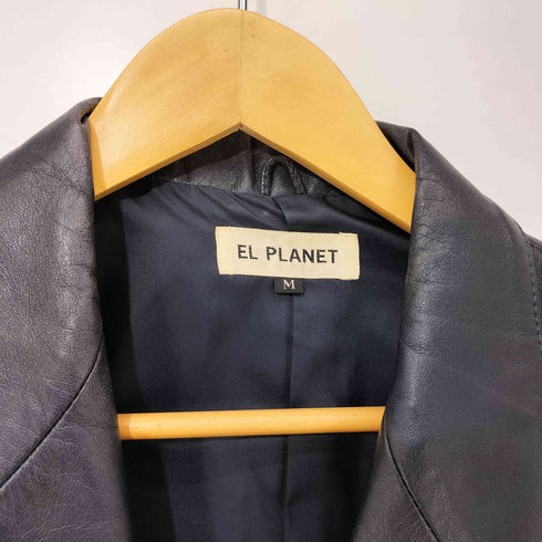 EL PLANET カウレザー 2Bテーラードジャケット メンズ JPN:M