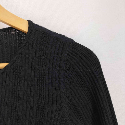 マックスマーラ MAX MARA イタリア製 銀タグ リブニット トップス レディース import:S