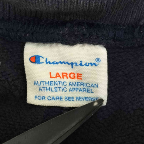 チャンピオン Champion UNITED STATES NAVY 茄子紺 ストレート スウェットパンツ メンズ JPN:L