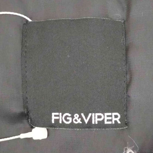 フィグアンドヴァイパー FIG&VIPER ノーカラーファーブルゾン レディース FREE