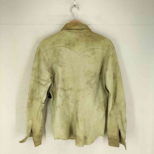Red Moon 日本製 deer skin レザーシャツ メンズ L