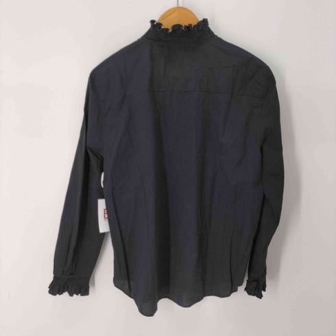 ザラ ZARA ZW COLLECTION プリーツフリルシャツ レディース import:L