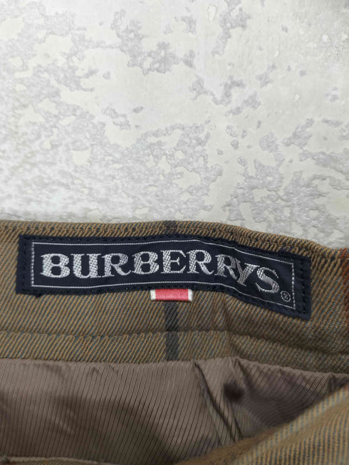 バーバリーズ BURBERRYS チェック柄プリーツスカート レディース