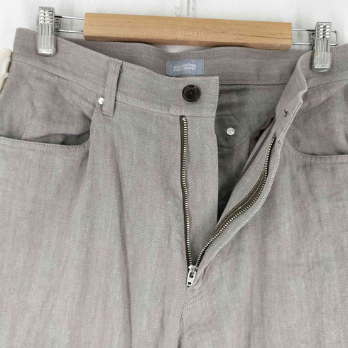 マッキントッシュフィロソフィー MACKINTOSH PHILOSOPHY ヘリンボーン リネンコットン昆 パンツ メンズ