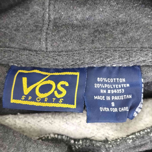 vos sports プリントプルオーバーパーカー メンズ