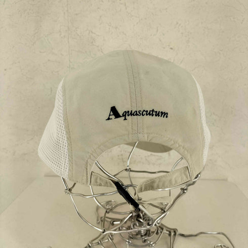 アクアスキュータム AQUASCUTUM ロングビルキャンプキャップ メンズ