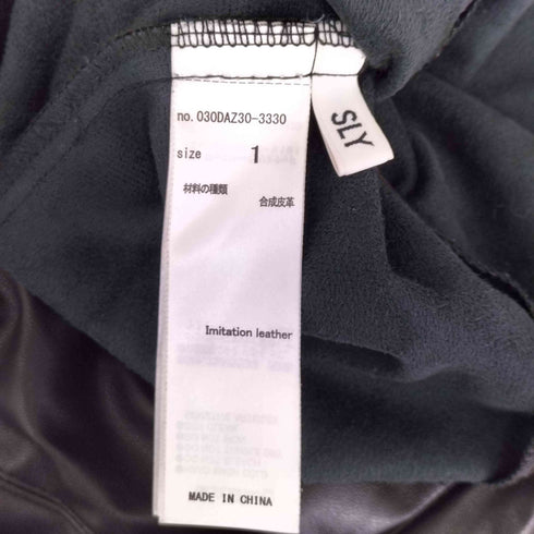 スライ SLY VEGAN SOFT LEATHER H/N トップス レディース JPN:1