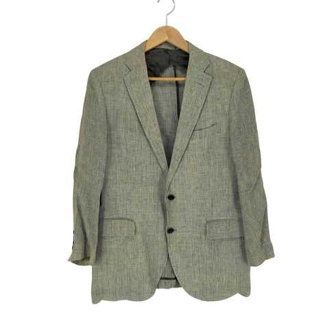 バーバリーロンドン BURBERRY LONDON リネン100 2Bテーラードジャケット メンズ M