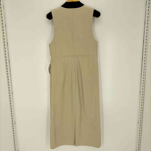 スタイルミキサー STYLEMIXER フェイクレザーVカットワンピース レディース JPN:S