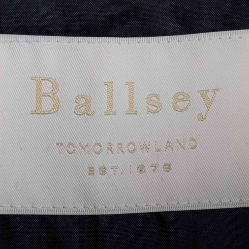 ボールジィトゥモローランド Ballsey TOMORROWLAND 23aw ウールナイロンインターロック クルーネックコート レディース JPN:36