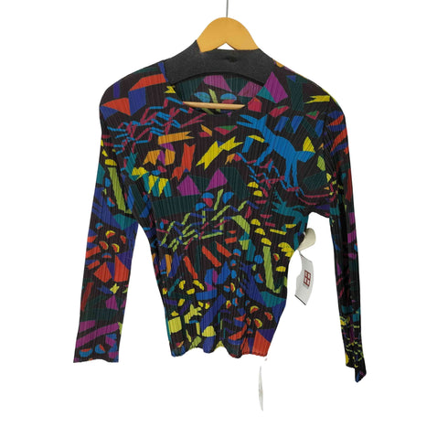 プリーツプリーズイッセイミヤケ PLEATS PLEASE ISSEY MIYAKE CONFETTI 総柄 プリーツ カットソー レディース JPN:3