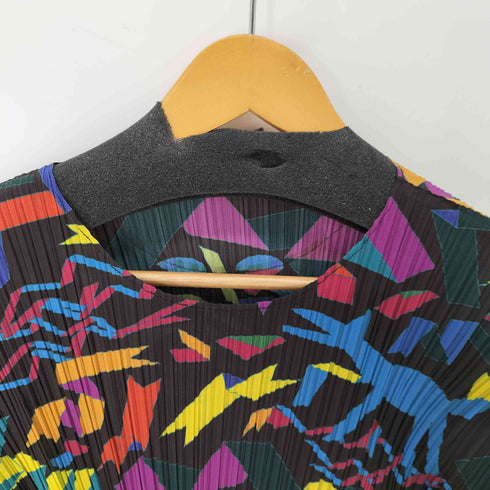 プリーツプリーズイッセイミヤケ PLEATS PLEASE ISSEY MIYAKE CONFETTI 総柄 プリーツ カットソー レディース JPN:3