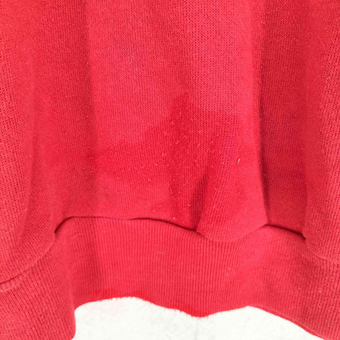 タルテックス TULTEX 80s USA製 裏起毛スノープリントクルーネックトレーナー メンズ  S