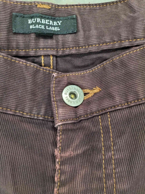 バーバリーブラックレーベル BURBERRY BLACK LABEL セミフレアパンツ メンズ 76
