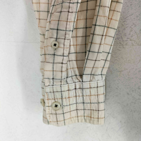 チャップスラルフローレン CHAPS RALPH LAUREN チェック柄コーデュロイBDシャツ メンズ M