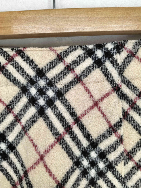 バーバリーロンドン BURBERRY LONDON ノバチェックウールミニスカート レディース