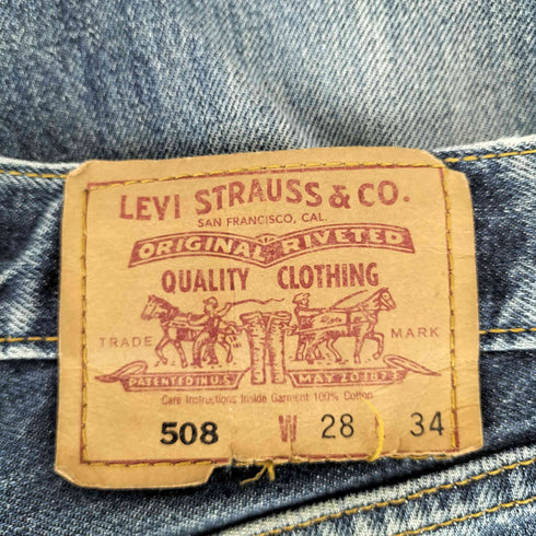 リーバイス Levis 00s 508 ジップフライデニムパンツ レディース W28L34