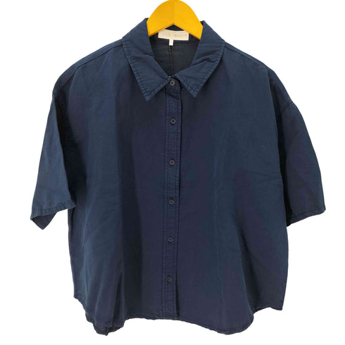 ザラ ZARA リネンコットンシャツ レディース import:L