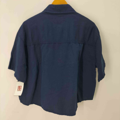 ザラ ZARA リネンコットンシャツ レディース import:L