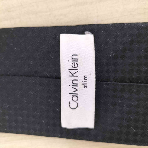 カルバンクライン CALVIN KLEIN SLIM シルクネクタイ メンズ