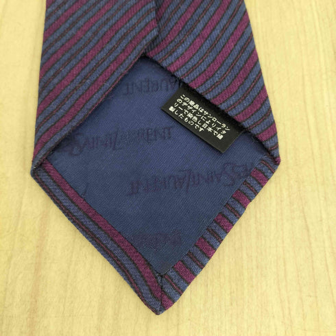 イヴサンローラン Yves Saint Laurent コットンシルクネクタイ メンズ