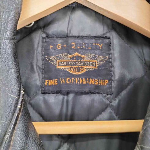 ハーレーダビッドソン HARLEY-DAVIDSON talonジップ キルティングライナーダブルレザージャケット メンズ