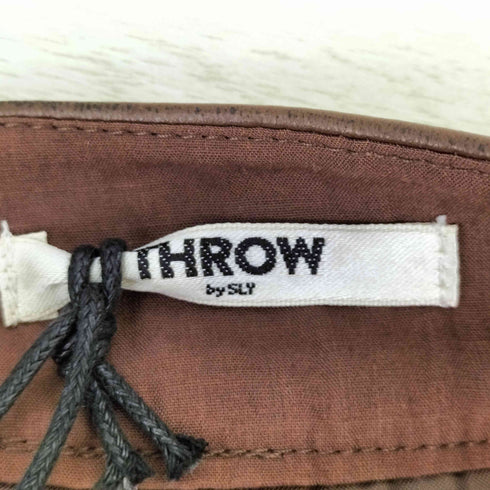 スロー バイスライ THROW by SLY F/LEATHER WRAP ロングスカート レディース JPN:0
