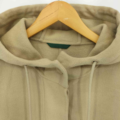 ラコステ LACOSTE Hooded Long Wool Blend Coat ウール ブレンド コート レディース