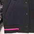 ヌメロヴェントゥーノ N°21 19aw sporty contrast sleeve bomber jacket 生地切替 ヒョウ柄 スタジアムジャンパー レディース 36