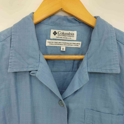 コロンビア Columbia 90s 旧タグ USA製 オープンカラーシャツ メンズ import:M