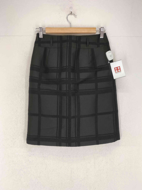 バーバリーロンドン BURBERRY LONDON チェック柄タイトスカート レディース EUR:38