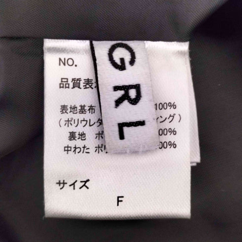 グレイル GRL リボン中綿ジャケット レディース FREE