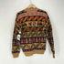 ユナイテッドカラーズオブベネトン UNITED COLORS OF BENETTON SHETLAND WOOL 総柄ニット メンズ