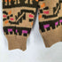 ユナイテッドカラーズオブベネトン UNITED COLORS OF BENETTON SHETLAND WOOL 総柄ニット メンズ