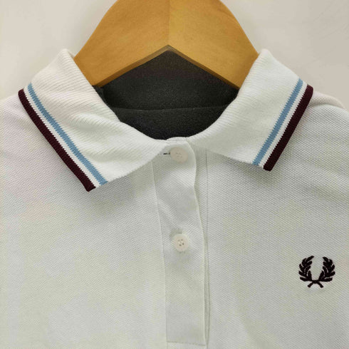 フレッドペリー FRED PERRY MADE IN ENGLAND ワンポイント刺繍ポロシャツ レディース JPN:40