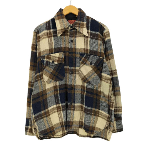 シアーズ Sears 70s チェック KINGS ROAD C.P.O.ジャケット メンズ import:M