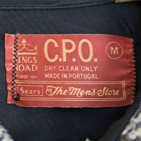 シアーズ Sears 70s チェック KINGS ROAD C.P.O.ジャケット メンズ import:M