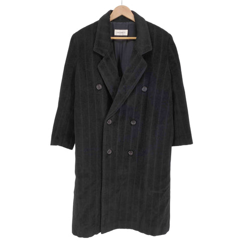 GIACOMETTI ストライプカシミヤ混トレンチコート メンズ 9号