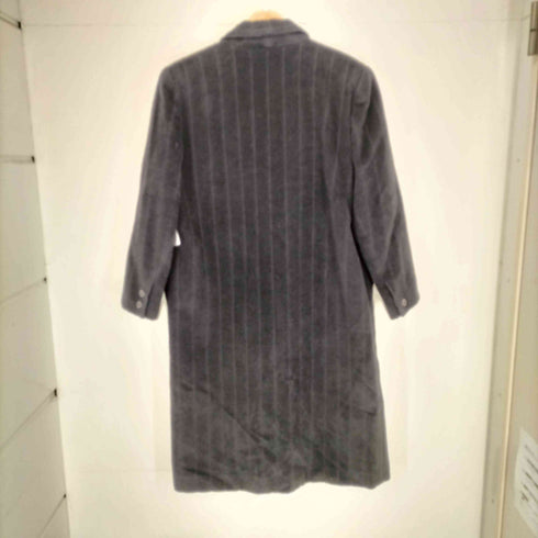 GIACOMETTI ストライプカシミヤ混トレンチコート メンズ 9号