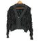 スライ SLY JQ FRINGE ZIP UP SHORT カーディガン レディース FREE