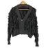 スライ SLY JQ FRINGE ZIP UP SHORT カーディガン レディース FREE