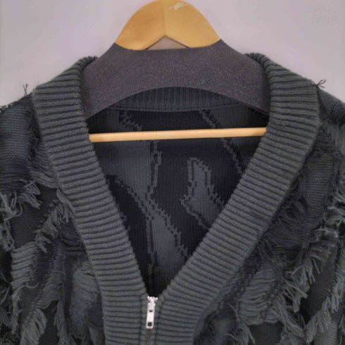 スライ SLY JQ FRINGE ZIP UP SHORT カーディガン レディース FREE