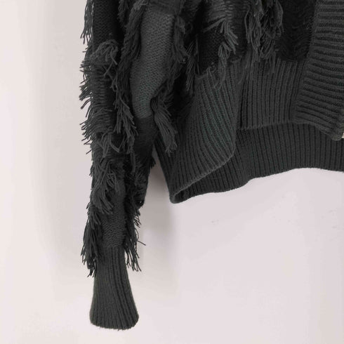 スライ SLY JQ FRINGE ZIP UP SHORT カーディガン レディース FREE