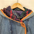 ROCK CREEK フェイクレイヤードショールカラージップデニムジャケット レディース L