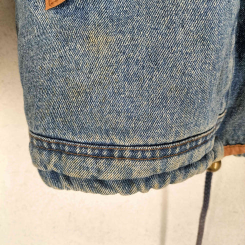 ROCK CREEK フェイクレイヤードショールカラージップデニムジャケット レディース L
