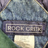 ROCK CREEK フェイクレイヤードショールカラージップデニムジャケット レディース L