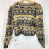 ザラ ZARA ジャガードニットカーディガン レディース import:S