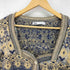 ザラ ZARA ジャガードニットカーディガン レディース import:S