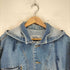 JORDACHE デニムフーディージャケット メンズ M